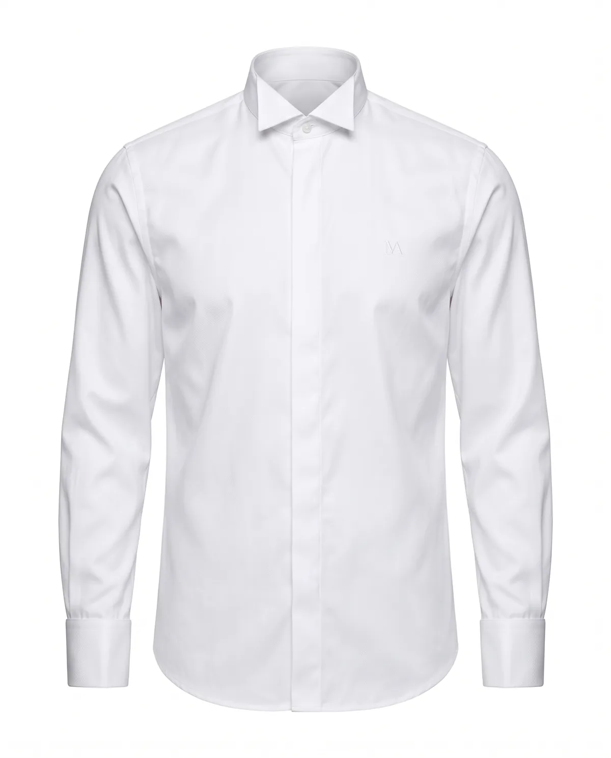 Chemise de soirée col cassé