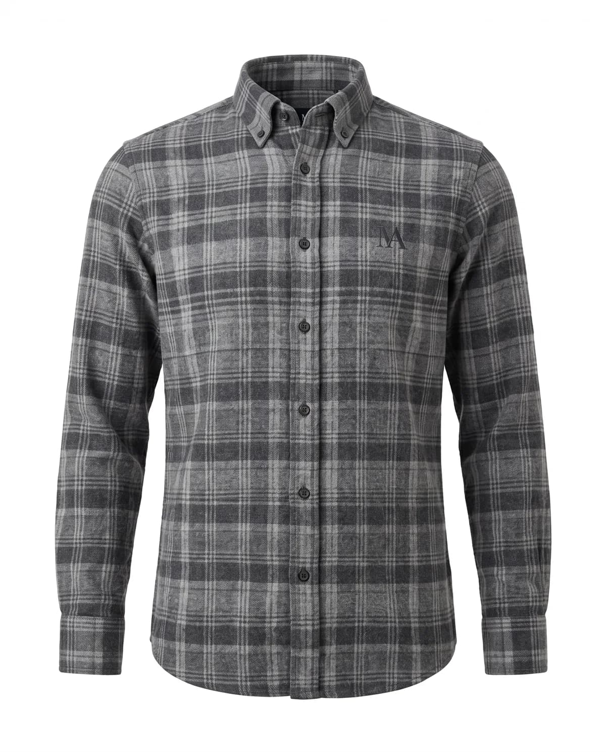 Chemise flanelle à carreaux gris