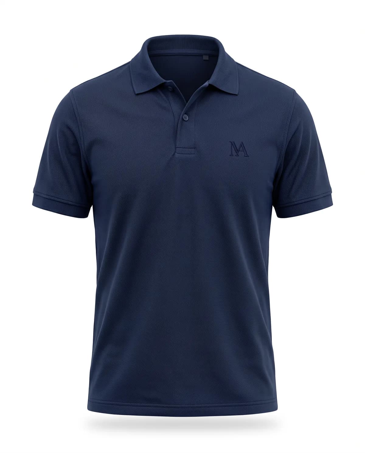 Polo piqué marine