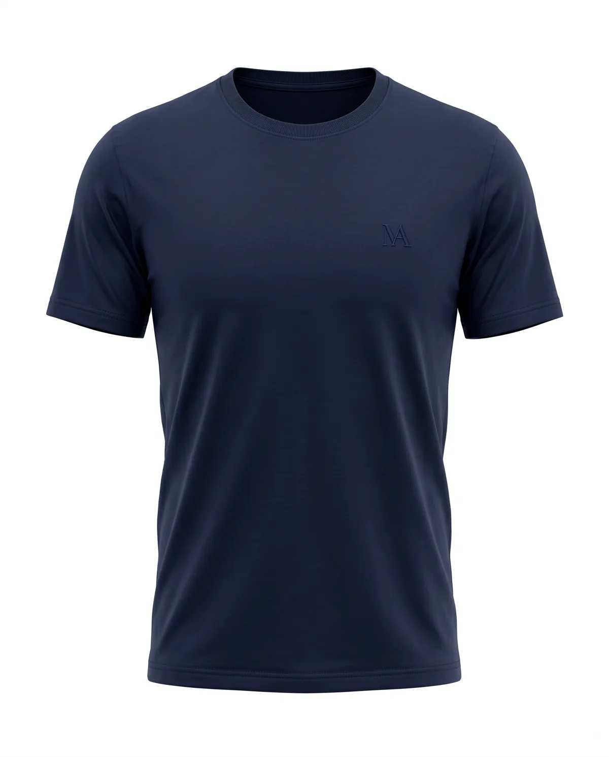 T-shirt coton Pima marine