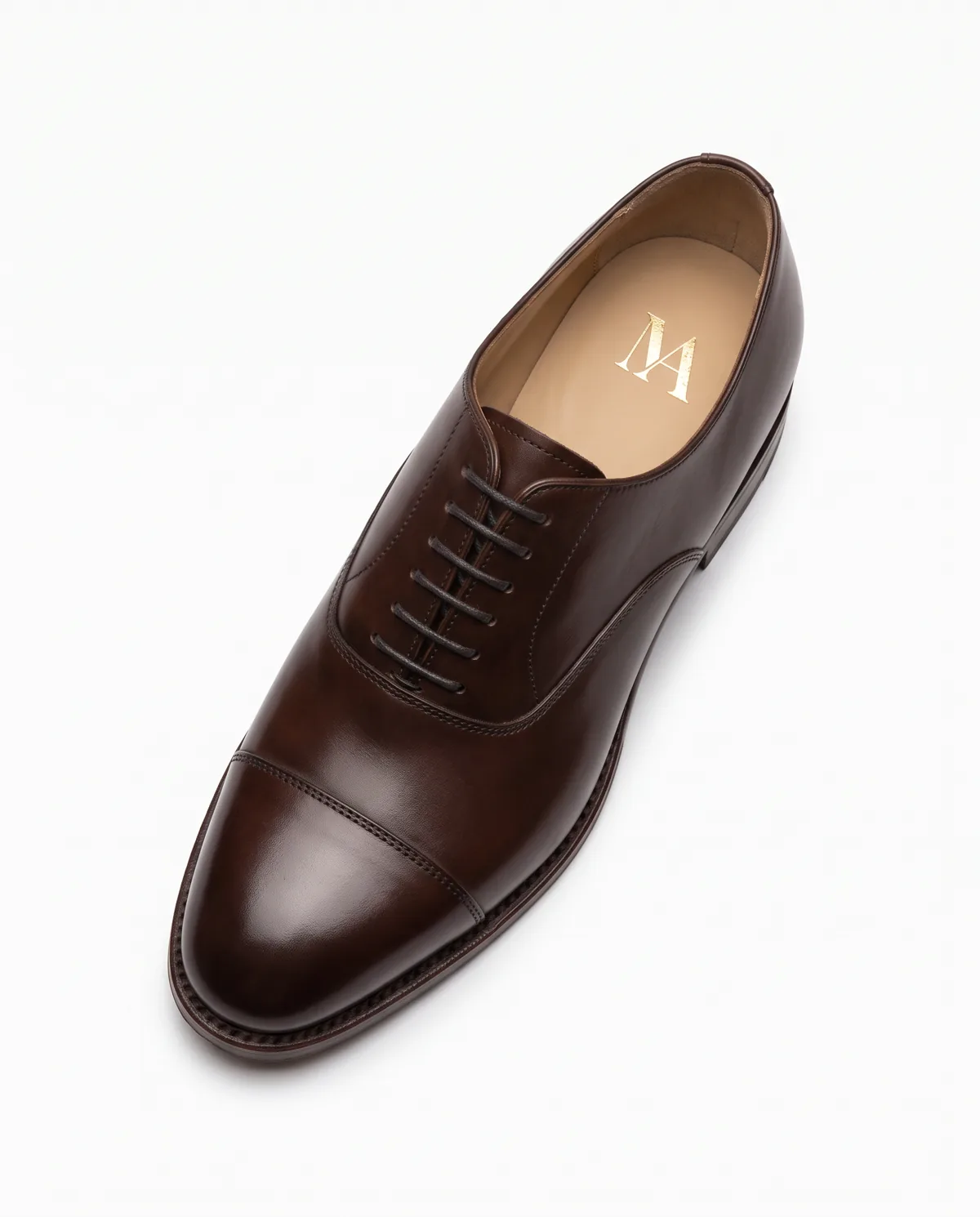 Richelieu cuir marron